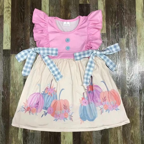 Other - Pumpkin Girls Pink Sleeveless Boutique Dress